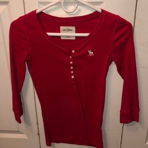 Abercrombie Kids 3/4 sleeve shirt